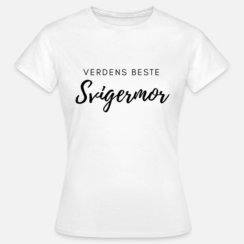 Verdens Beste Svigermor - T-skjorte for kvinner - hvit