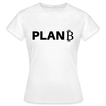 LE BITCOIN - T-shirt Femme - blanc - Devant - AI Model Female 172 dark (172cm)