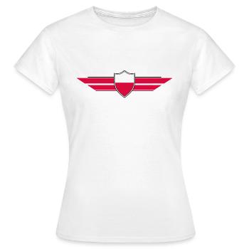 Polen Fan Weltmeisterschaft - Frauen T-Shirt - Weiß - Vorne - AI Model Female 172 dark (172cm)