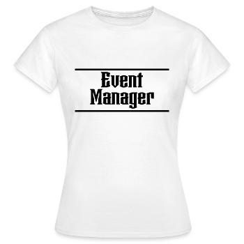 Design Event Manager - Frauen T-Shirt - Weiß - Vorne - AI Model Female 172 dark (172cm)
