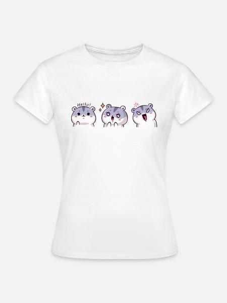 Die niedlichen Tiere - Frauen T-Shirt - Weiß