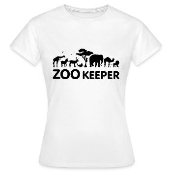 Zoo keeper - Women's T-Shirt - white - Front - AI Model Female 172 dark (172cm)