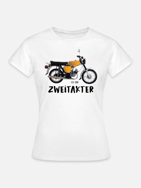 Simson S51 Zweitakter - Frauen T-Shirt - Weiß