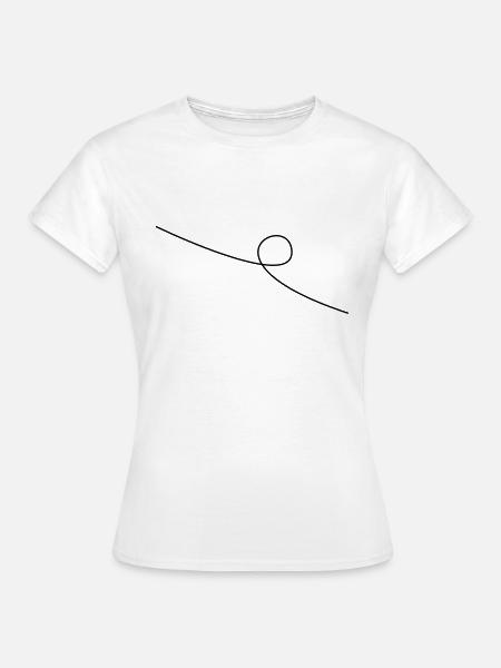 Looping - Frauen T-Shirt - Weiß