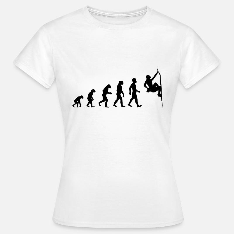 Boulder Evolution - Frauen T-Shirt - Weiß