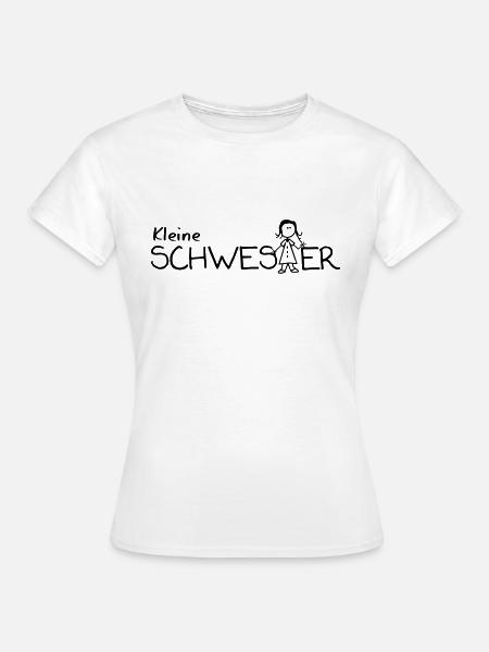 Kleine Schwester - Frauen T-Shirt - Weiß