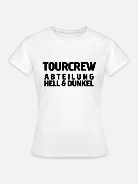 tourcrew light - Frauen T-Shirt - Weiß