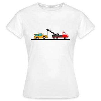 Dépanneuse - T-shirt Femme - blanc - Devant - AI Model Female 172 dark (172cm)
