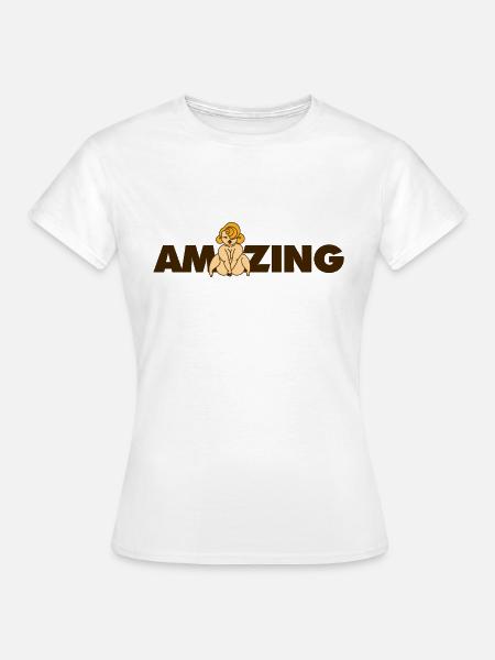 curvy amazing - Frauen T-Shirt - Weiß