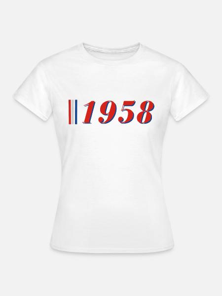 Jahr 1958 - Frauen T-Shirt - Weiß