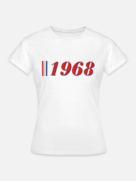 Jahr 1968 - Frauen T-Shirt - Weiß