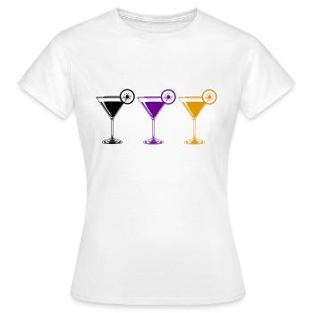 Cocktails - T-shirt Femme - blanc - Devant - AI Model Female 172 dark (172cm)