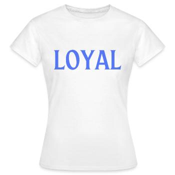 Loyauté loyale - T-shirt Femme - blanc - Devant - AI Model Female 172 dark (172cm)