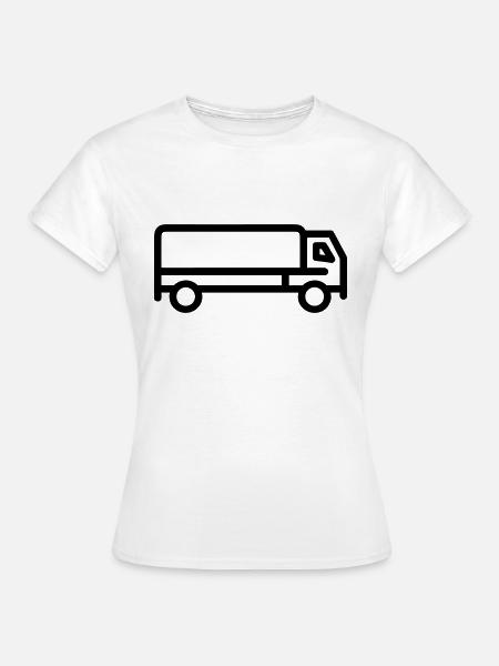 Lkw - Frauen T-Shirt - Weiß