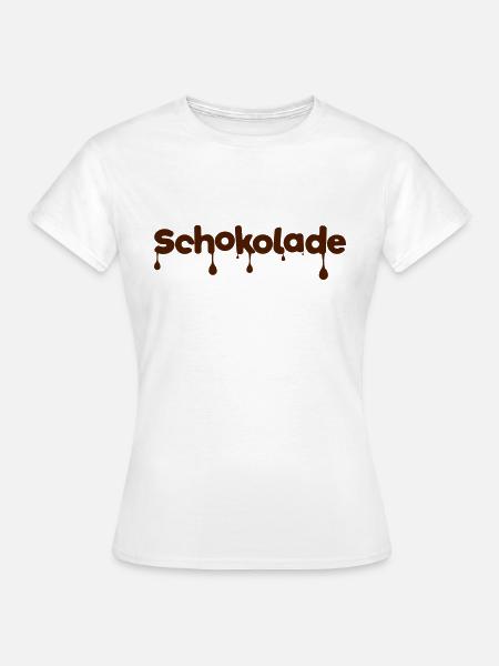 Schokolade - Frauen T-Shirt - Weiß