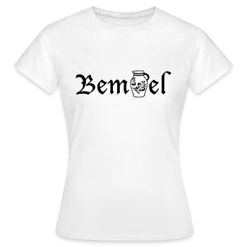 Bembel - Frankfurter Bembel Design #Bembel - Frauen T-Shirt - Weiß - Vorne - AI Model Female 172 dark (172cm)