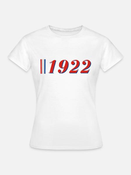 Jahr 1922 - Frauen T-Shirt - Weiß