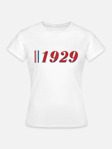 Jahr 1929 - Frauen T-Shirt - Weiß