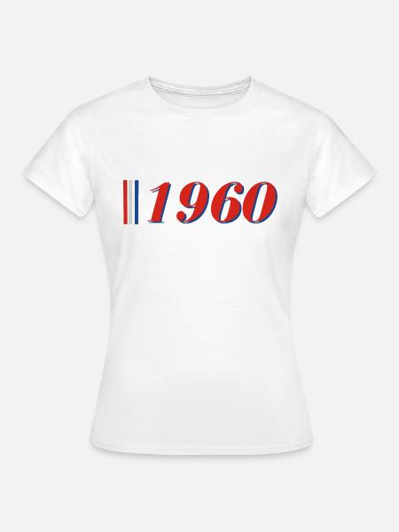 Jahr 1960 - Frauen T-Shirt - Weiß