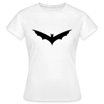 Chauve souris - T-shirt Femme - blanc - Devant - AI Model Female 172 dark (172cm)