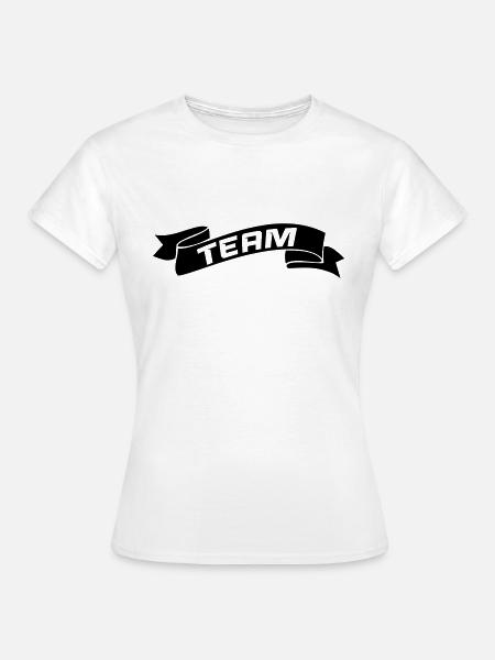 Team - Frauen T-Shirt - Weiß
