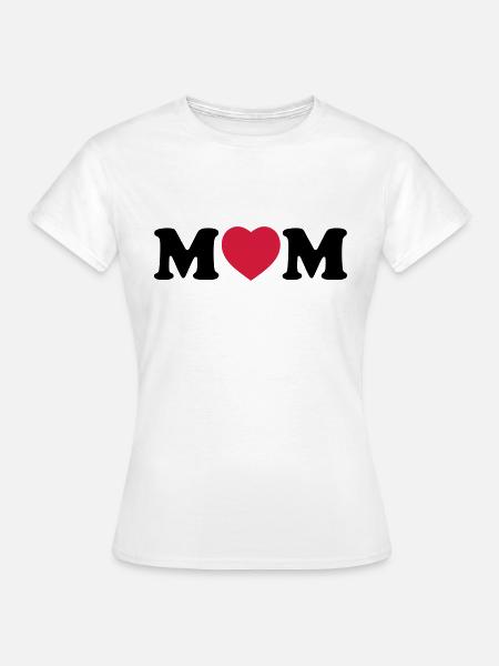 Mom heart - Women's T-Shirt - white