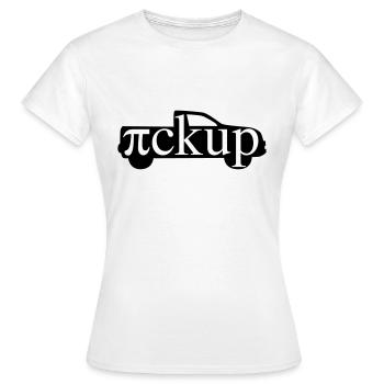 Pick-up - T-shirt Femme - blanc - Devant - AI Model Female 172 dark (172cm)