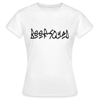 beer-squad - Frauen T-Shirt - Weiß - Vorne - AI Model Female 172 dark (172cm)
