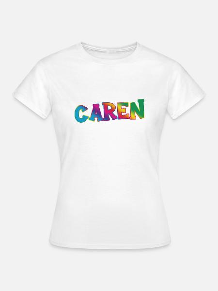 Caren - Frauen T-Shirt - Weiß