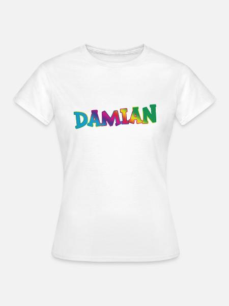 Damian - Frauen T-Shirt - Weiß