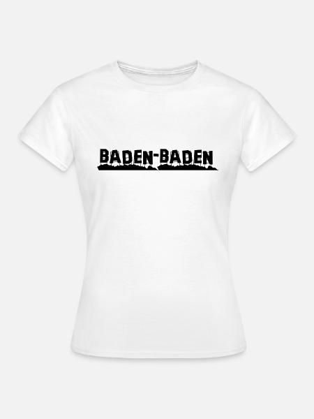 Baden Baden - Frauen T-Shirt - Weiß