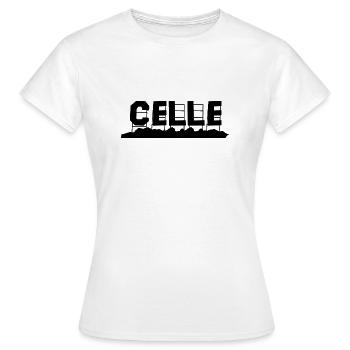 Celle - Women's T-Shirt - white - Front - AI Model Female 172 dark (172cm)
