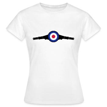 Lenkkopf Target - Frauen T-Shirt - Weiß - Vorne - AI Model Female 172 dark (172cm)