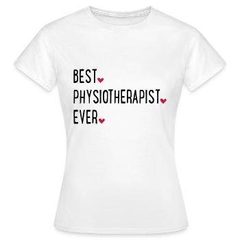 Physiothérapeute - T-shirt Femme - blanc - Devant - AI Model Female 172 dark (172cm)