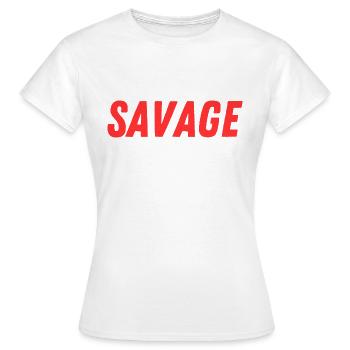 Sauvage - T-shirt Femme - blanc - Devant - AI Model Female 172 dark (172cm)