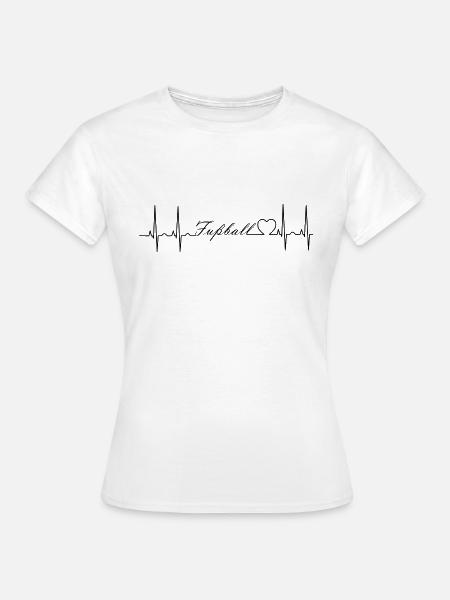 Fußball - Frauen T-Shirt - Weiß