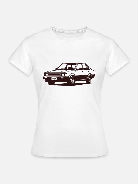 Retro-Auto - Frauen T-Shirt - Weiß