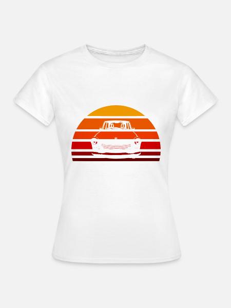 Trabi Ostdeutschland Auto DDR Sunset Kult Retro - Frauen T-Shirt - Weiß