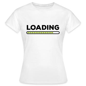 Loading - Women's T-Shirt - white - Front - AI Model Female 172 dark (172cm)