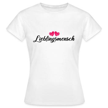 Favorite person - Women's T-Shirt - white - Front - AI Model Female 172 dark (172cm)