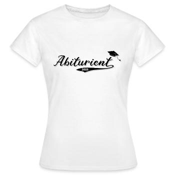 Abiturient 2025 - Frauen T-Shirt - Weiß - Vorne - AI Model Female 172 dark (172cm)