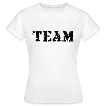 Team, 5 Sterne, Sieger, Gewinner, Teamsport, Beste - Frauen T-Shirt - Weiß - Vorne - AI Model Female 172 dark (172cm)