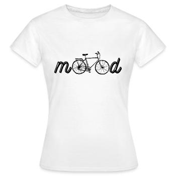 Humeur vélo, humeur - T-shirt Femme - blanc - Devant - AI Model Female 172 dark (172cm)