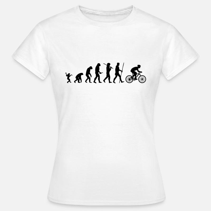 Evolution vélo - T-shirt Femme - blanc