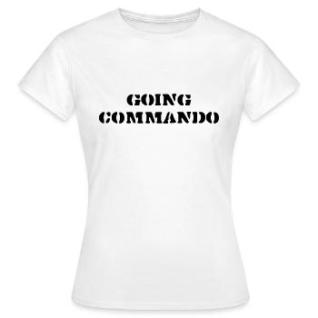 commando va - T-shirt Femme - blanc - Devant - AI Model Female 172 dark (172cm)