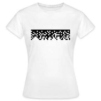Pixel - T-shirt Femme - blanc - Devant - AI Model Female 172 dark (172cm)