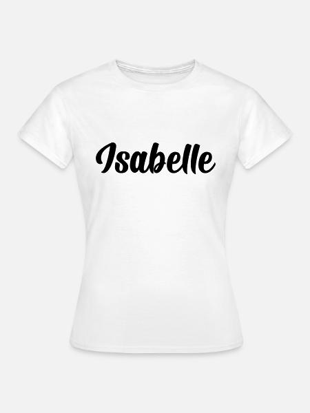 Isabelle - Frauen T-Shirt - Weiß