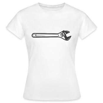 Zange - Frauen T-Shirt - Weiß - Vorne - AI Model Female 172 dark (172cm)