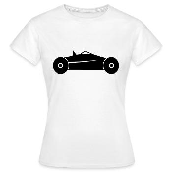 Ancienne voiture - T-shirt Femme - blanc - Devant - AI Model Female 172 dark (172cm)