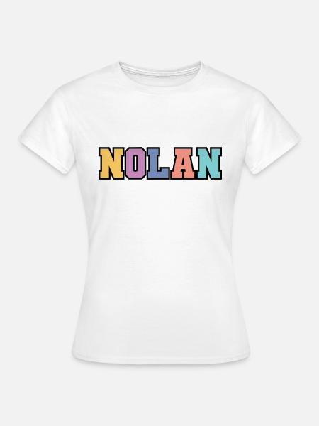 Name - Nolan - Frauen T-Shirt - Weiß
